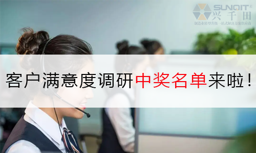 興千田問(wèn)卷調(diào)查 | 中獎(jiǎng)名單來(lái)嘍！